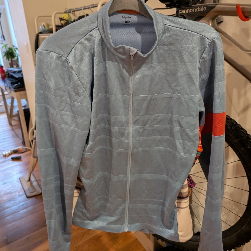 Rapha Light Blue Jacket